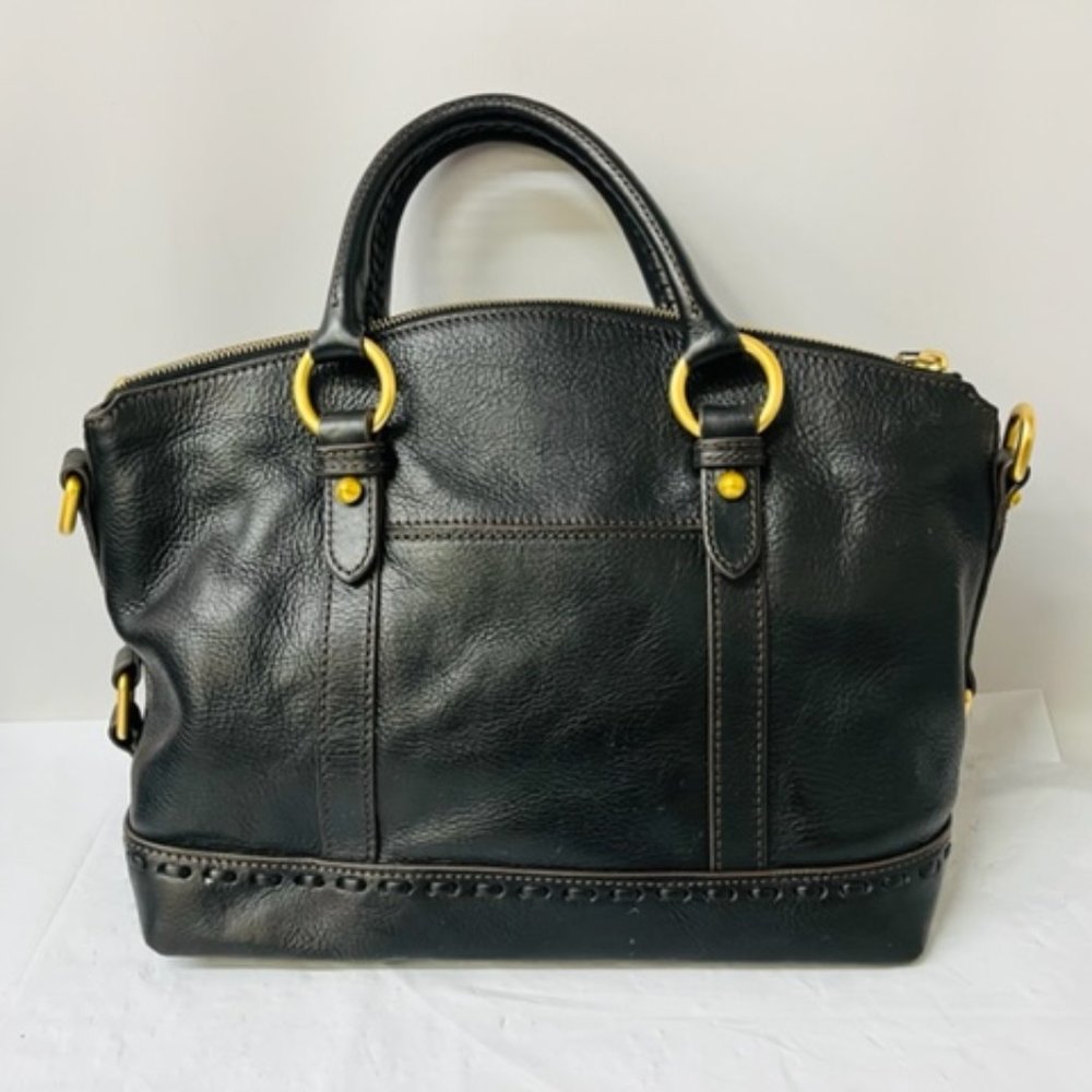 Dooney & Bourke Florentine Pocket Satchel in Black- NEW- NO TAG - Picture 2 of 5